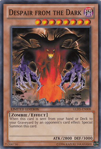 Despair from the Dark - GLD5-EN008 Common Limited Edition