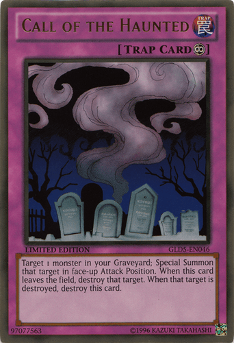 Call of the Haunted - GLD5-EN046 Gold Rare Limited Edition