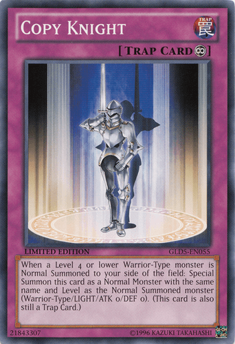 Copy Knight - GLD5-EN055 Common Limited Edition