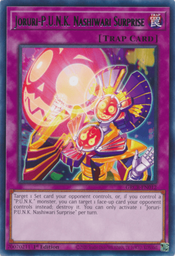 Joruri-P.U.N.K. Nashiwari Surprise - GRCR-EN012 Rare 1st Edition