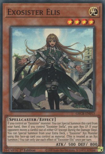 Exosister Elis - GRCR-EN013 Super Rare 1st Edition