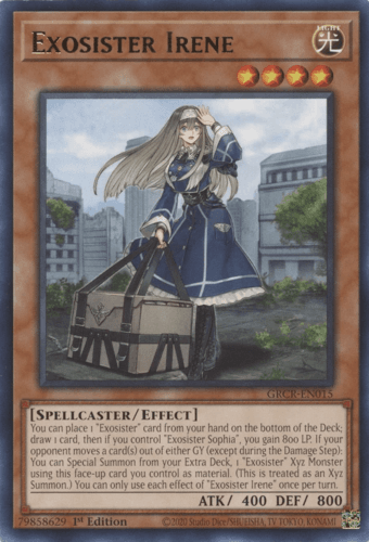 Exosister Irene - GRCR-EN015 Rare 1st Edition