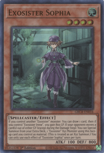 Exosister Sophia - GRCR-EN016 Ultra Rare 1st Edition