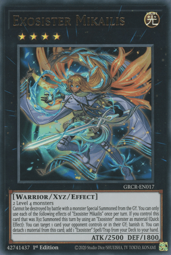 Exosister Mikailis - GRCR-EN017 Ultra Rare 1st Edition