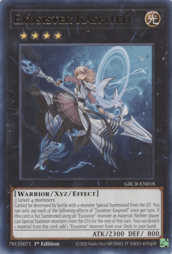 Exosister Kaspitell - GRCR-EN018 Rare 1st Edition
