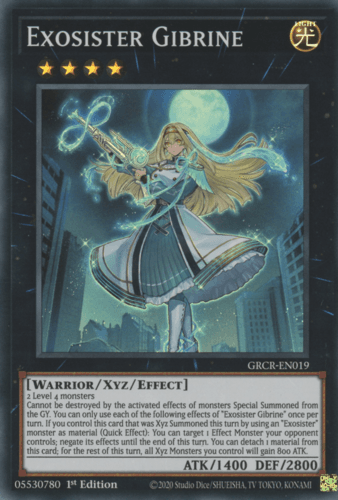 Exosister Gibrine - GRCR-EN019 Super Rare 1st Edition