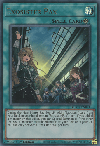 Exosister Pax - GRCR-EN021 Ultra Rare 1st Edition