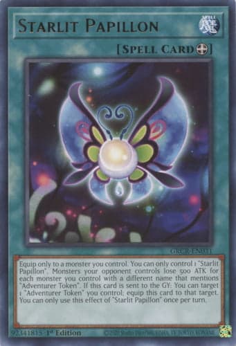 Starlit Papillon - GRCR-EN031 Rare 1st Edition