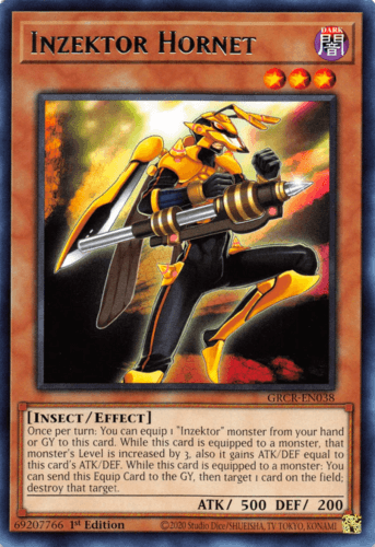 Inzektor Hornet - GRCR-EN038 Collector's Rare 1st Edition