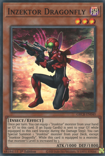 Inzektor Dragonfly - GRCR-EN040 Collector's Rare 1st Edition