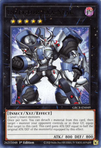 Inzektor Exa-Stag - GRCR-EN049 Rare 1st Edition