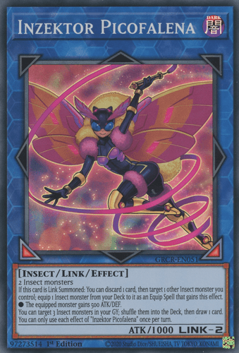 Inzektor Picofalena - GRCR-EN051 Super Rare 1st Edition
