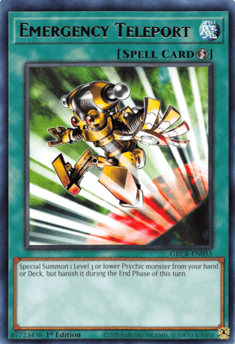 Emergency Teleport - GRCR-EN055 Collector's Rare 1st Edition