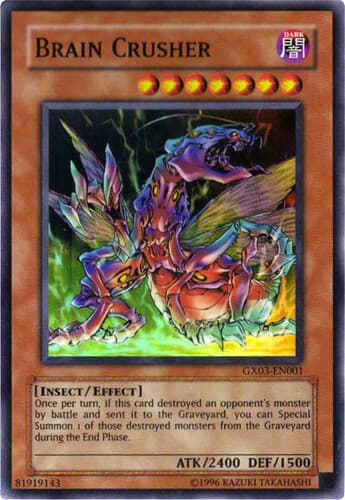 Brain Crusher - GX03-EN001 Super Rare Limited Edition