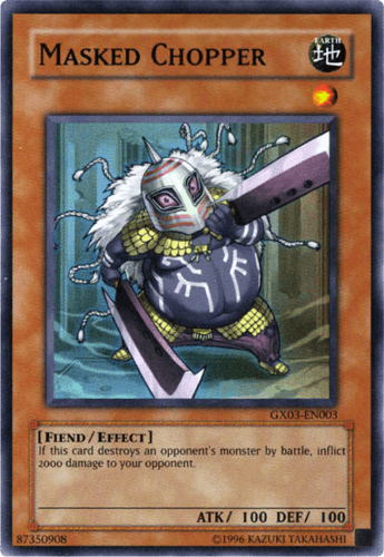 Masked Chopper - GX03-EN003 Super Rare Limited Edition