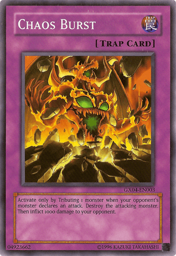 Chaos Burst - GX04-EN003 Super Rare Unlimited