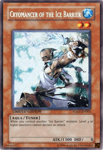 Cryomancer of the Ice Barrier - HA01-EN003 Secret Rare Limited Edition