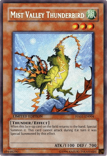 Mist Valley Thunderbird - HA01-EN004 Secret Rare Limited Edition