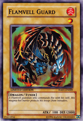 Flamvell Guard - HA01-EN009 Super Rare 1st Edition