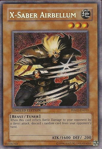 X-Saber Airbellum - HA01-EN011 Secret Rare 1st Edition