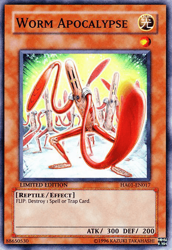 Worm Apocalypse - HA01-EN017 Super Rare 1st Edition
