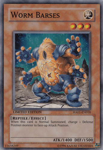 Worm Barses - HA01-EN018 Super Rare Unlimited