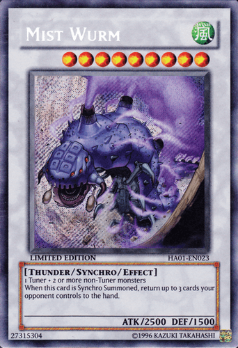 Mist Wurm - HA01-EN023 Secret Rare Limited Edition
