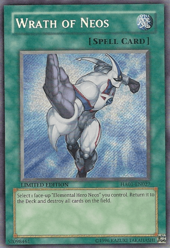 Wrath of Neos - HA01-EN027 Secret Rare Unlimited