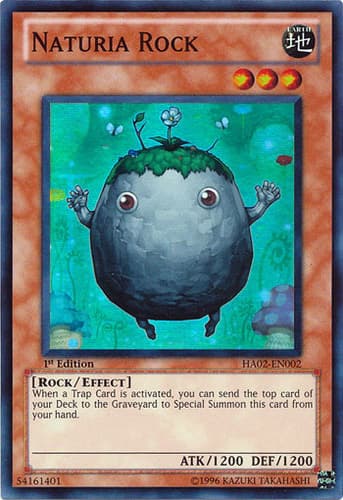Naturia Rock - HA02-EN002 Super Rare Unlimited