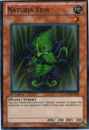 Naturia Vein - HA02-EN004 Super Rare Unlimited