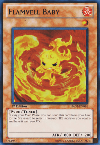 Flamvell Baby - HA02-EN016 Super Rare Unlimited