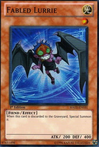 Fabled Lurrie - HA02-EN031 Super Rare 1st Edition