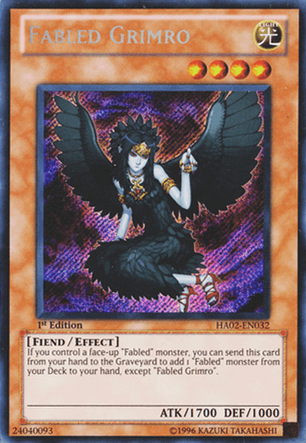 Fabled Grimro - HA02-EN032 Secret Rare Unlimited