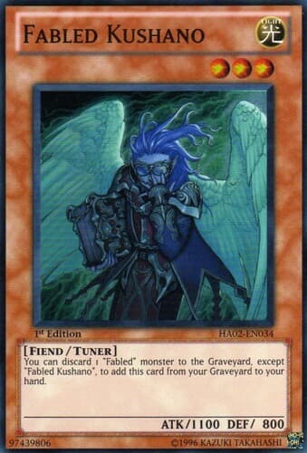 Fabled Kushano - HA02-EN034 Super Rare Unlimited