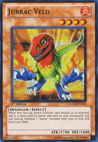 Jurrac Velo - HA02-EN036 Super Rare Unlimited