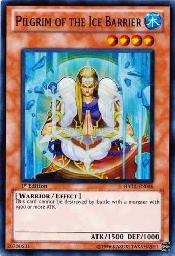 Pilgrim of the Ice Barrier - HA02-EN046 Super Rare 1st Edition