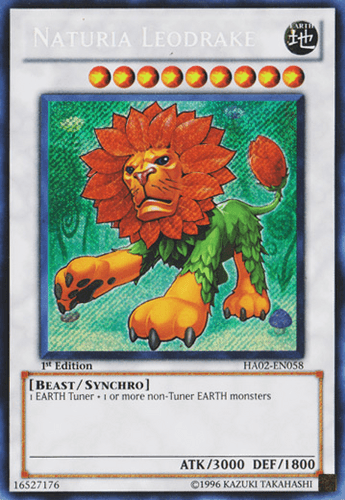 Naturia Leodrake - HA02-EN058 Secret Rare Unlimited