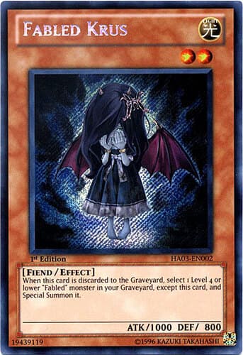 Fabled Krus - HA03-EN002 Secret Rare Unlimited