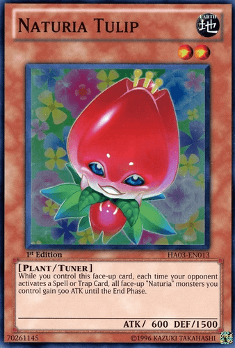 Naturia Tulip - HA03-EN013 Super Rare 1st Edition
