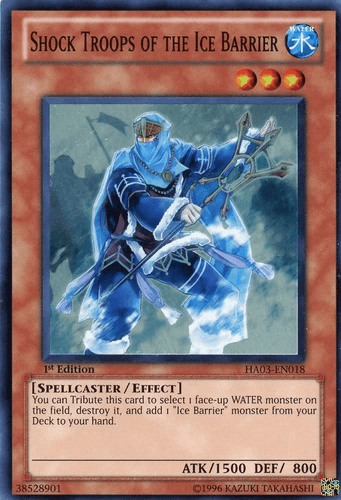 Shock Troops of the Ice Barrier - HA03-EN018 Super Rare Unlimited