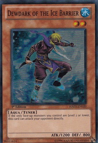 Dewdark of the Ice Barrier - HA03-EN020 Super Rare Unlimited