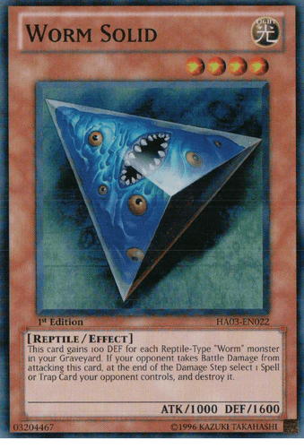 Worm Solid - HA03-EN022 Super Rare Unlimited