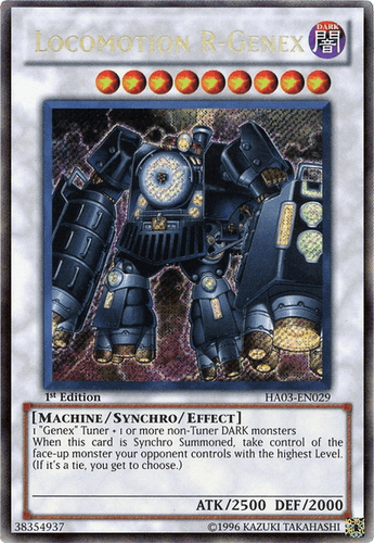 Locomotion R-Genex - HA03-EN029 Secret Rare Unlimited