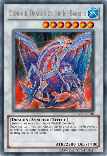 Gungnir, Dragon of the Ice Barrier - HA03-EN030 Secret Rare 1st Edition