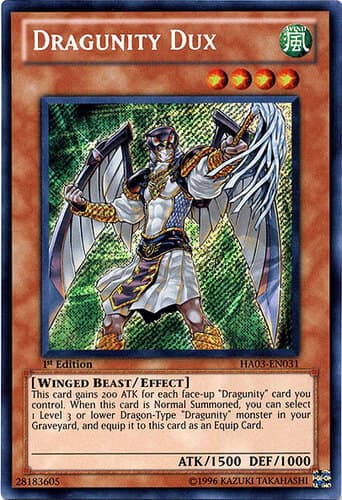 Dragunity Dux - HA03-EN031 Secret Rare Unlimited