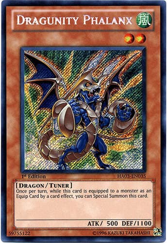 Dragunity Phalanx - HA03-EN035 Secret Rare Unlimited