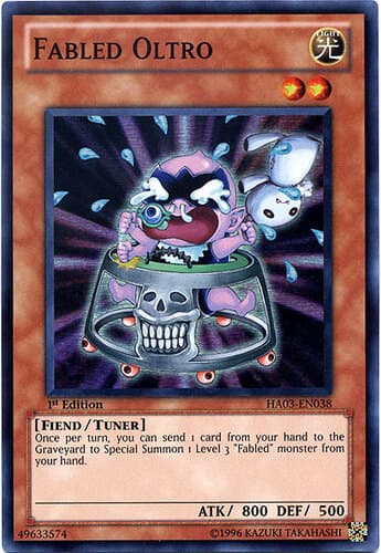 Fabled Oltro - HA03-EN038 Super Rare Unlimited