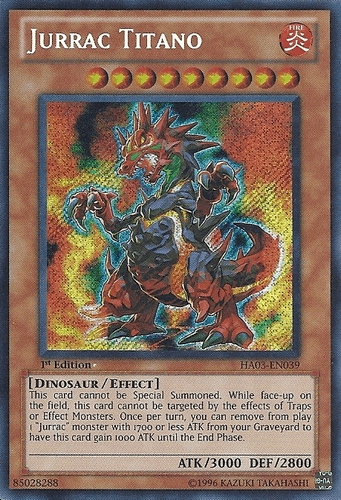 Jurrac Titano - HA03-EN039 Secret Rare Unlimited