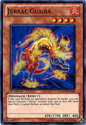 Jurrac Guaiba - HA03-EN040 Super Rare 1st Edition