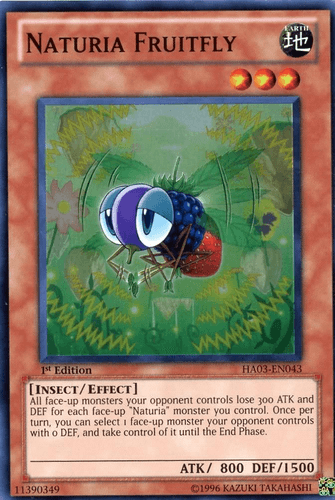 Naturia Fruitfly - HA03-EN043 Super Rare Unlimited